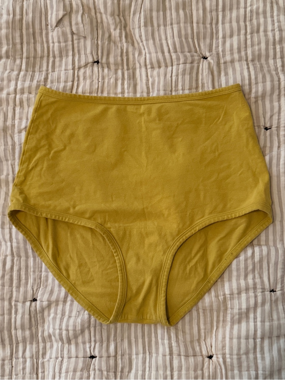 ARQ High Rise Undies - Chartreuse - Large